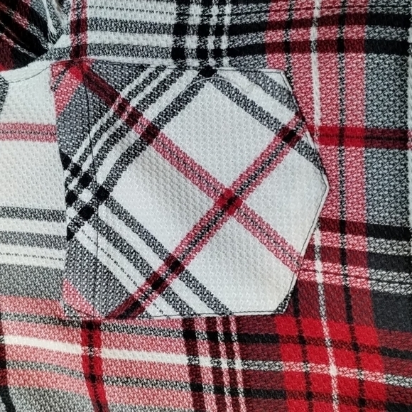 Market & Spruce women's plaid long sleeve button up shirt Sz M - Picture 5 of 14